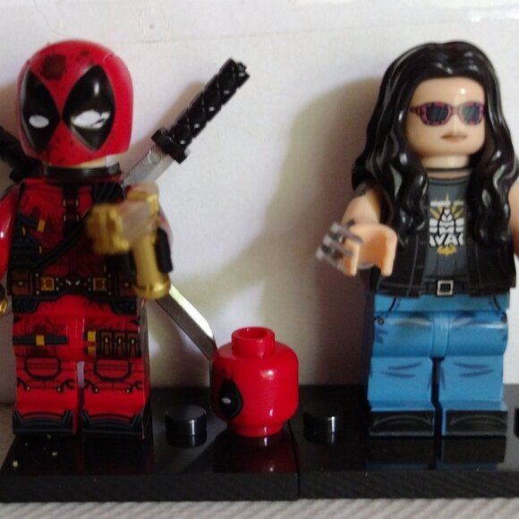 Deadpool and Wolverine custom designed 12 minifigures set b - Picture 2 of 9